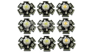 Світлодіод LED на радіаторі 1W 1500-1600K червоний (17130)