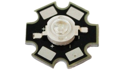 Світлодіод LED на радіаторі 1W 455-460nm синій (17131)
