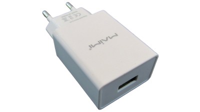 Зарядний пристрій швидка зарядка Maimi 5V 2.1A білий колір (17144)