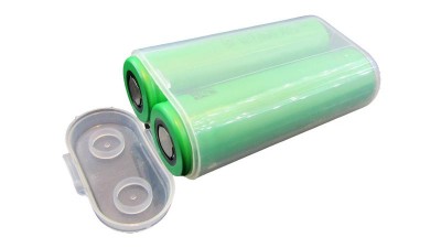 Холдер бокс для зберігання акумуляторів 18650 2 штуки (17161)