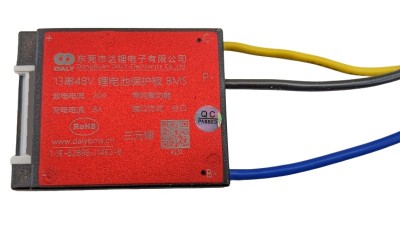 Плата захисту заряду розряду BMS Daly Li-Ion 48V 20A 13S 63*50*12mm (17172)