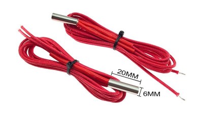 Нагрівач керамічний для 3D-принтер 12V 30W 20*6mm (17178)