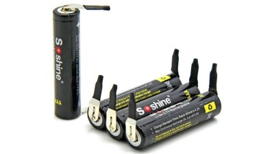 Акумулятор Li-Ion 3.7V Soshine AAA 10440 з пелюстками (17194)