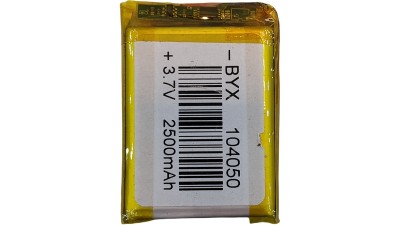 Акумулятор LiPo 3.7V 104050 50*40*10мм 2500mAh (17199)