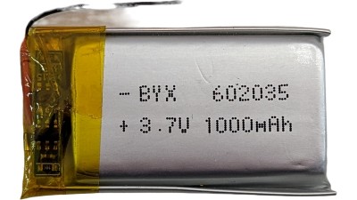 Акумулятор LiPo 3.7V 602035 35*20*6мм 1000mAh (17203)