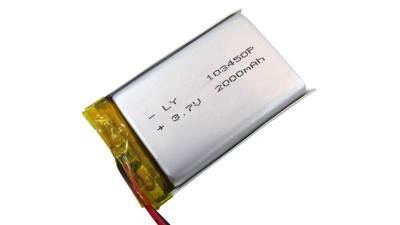 Акумулятор LiPo 3.7V 103450 50*34*10мм 2000mah (17206)