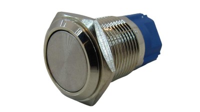 Кнопка антивандальна 16мм selflock з фіксацією 220VAC (17220)