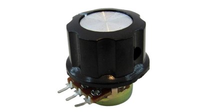 Бакелітова ручка потенціометра WTH118 RV24 MF-A03 6мм 28*15мм (17235)