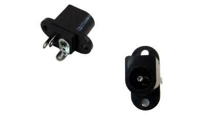 Гніздо живлення з вушком для постійного струму DC 5.5*2.1мм (17236)