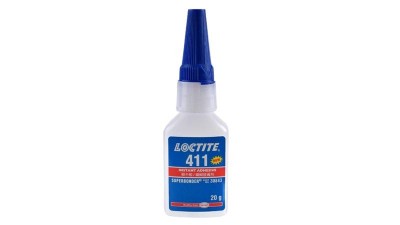Прозорий універсальний моментальний клей Loctite 411 20мл (17285)
