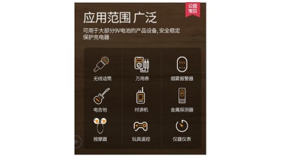 Крона перезаряджаєма від micro usb Doublepow Li-Ion 9V 650mAh (17291)