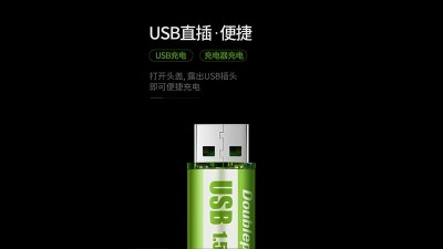 Акумулятор заряд від usb Doublepow AA 14500 1.5V Li-Ion 1200mAh (17294)