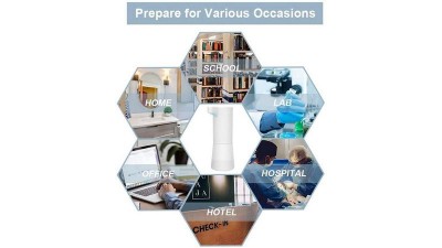 Сенсорний дозатор для антисептику диспенсер настільний 215мм 390мл (17332)