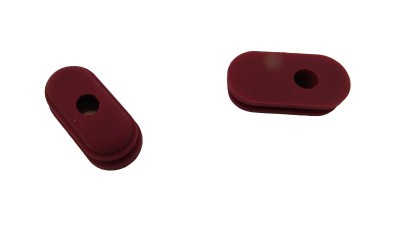 Заглушка передня гумова для електросамоката Xiaomi M365 червона (17365)