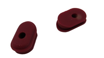 Заглушка права гумова для електросамоката Xiaomi M365 червона (17366)