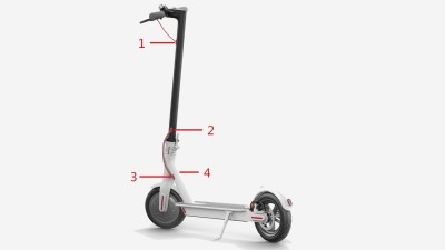Силіконова захист заглушка на роз'єм зарядки Xiaomi M365 чорна (17369)