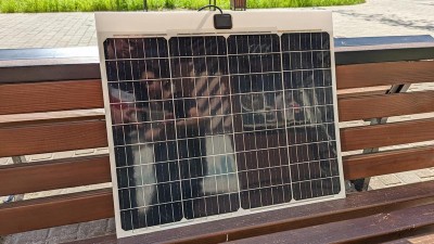 Сонячна панель гнучка 50W 18V 670*570мм (17381)