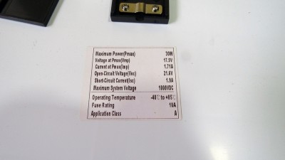 Сонячна панель 30W 18V 555*360мм (17386)