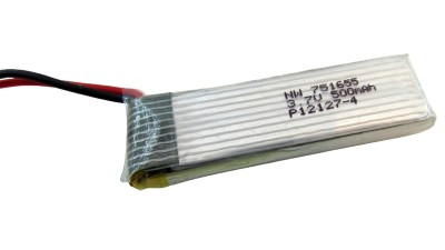 Силовий акумулятор LiPo 751655 500mAh 55*16*7мм (17401)