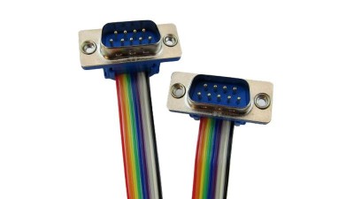 Кабель подовжувач DB9 RS232 COM-порт тато-тато 25см (17437)