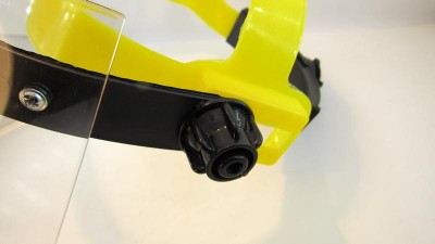 Захисний екран щиток для лиця регульований розмір (17448)