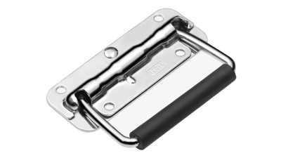 Стовщена пружинна складна ручка з нержавіючої сталі 100мм (17449)