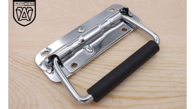 Стовщена пружинна складна ручка з нержавіючої сталі 100мм (17449)