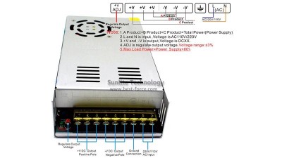 Блок живлення в металевому корпусі 3V 60A S-180-3 (17454)
