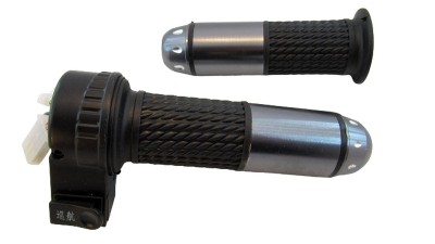 Ручка газу для електровелосипеда пара з кнопкою під клаксон (17470)