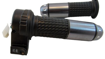 Ручка газу для електровелосипеда пара з кнопкою під клаксон (17470)