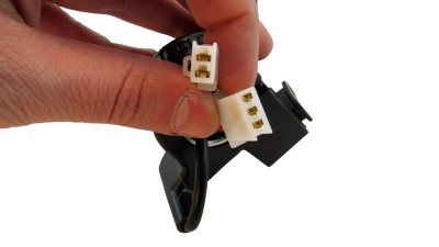 Ручка газу для електровелосипеда пара з кнопкою під клаксон (17470)