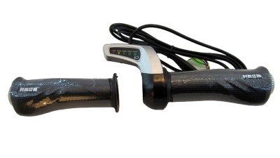 Ручка газу пара для електровелосипеда з індикатором заряду під 60V (17480)