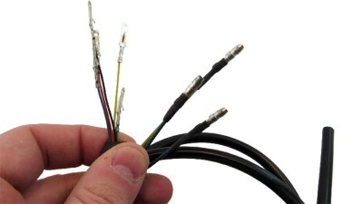 Кабель двигуна електровелосипеда 350W 3*1 + 5*0.2мм 1м круглий (17487)