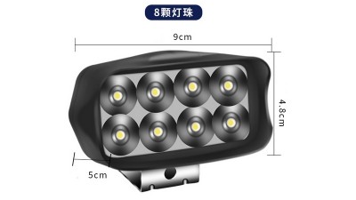 Фара для електровелосипеда водонепроникна LED 12-90V 24W (17495)