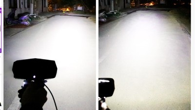 Фара для електровелосипеда водонепроникна LED 12-90V 24W (17495)