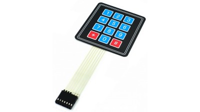 Зовнішня матрична мембранна клавіатура 3*4 кнопки для Arduino (17511)