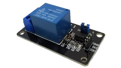 Релейний модуль з ізоляцією оптопари JQC-3FF-S-Z 5V 10A KY-019 для Arduino (17519)