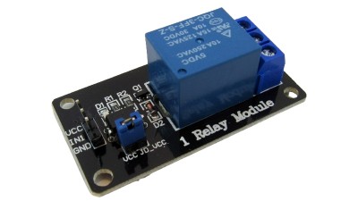 Релейний модуль з ізоляцією оптопари JQC-3FF-S-Z 5V 10A KY-019 для Arduino (17519)