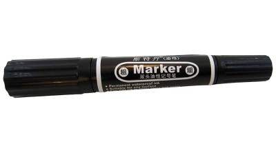 Великий перманентний маркер двосторонній два розміри пера (17536)