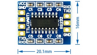 Модуль послідовного порту RS232 SP3232 TTL-модуль 1exar (17551)
