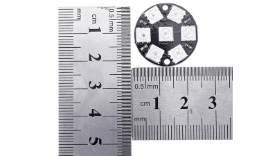 Світлодіодна вбудована повноколірна підсвітка 7 світлодіодів WS2812 5050 RGB (17553)