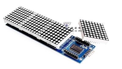 Модуль на чотири матриці 1088AS з драйверами MAX7219 (17556)