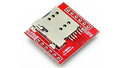 Модуль SIM800L плата адаптер GPRS GSM microSIM (17627)