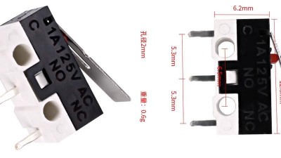 Кінцевий вимикач під прямим кутом Endstop mk7 mk8 для 3D-принтера (17638)