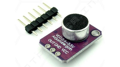 Електретний мікрофонний підсилювач регульований GY-MAX4466 MAX4466 (17644)