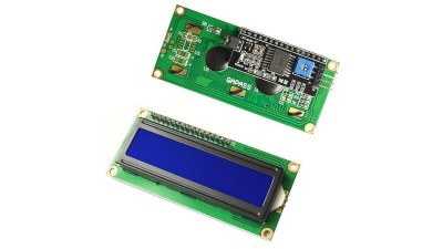 Дисплей 1602 5V синій екран з інтерфейсною шиною IIC I2C (17647)