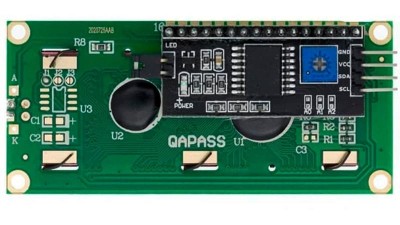 Дисплей 1602 5V синій екран з інтерфейсною шиною IIC I2C (17647)