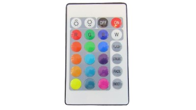 Контролер RGB 12V інфрачервоний 24 кнопки модуль 3528 5050 пульт ДУ IR44 (17652)