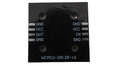 Світлодіодний модуль RGB WS2812 5050 квадрат 16 діодів (17661)