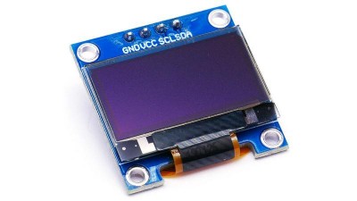 РК-дисплей OLED білий 0.96 дюймовий дисплей 128*64 (17671)